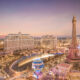 Uitzicht op Skyline van Las-Vegas